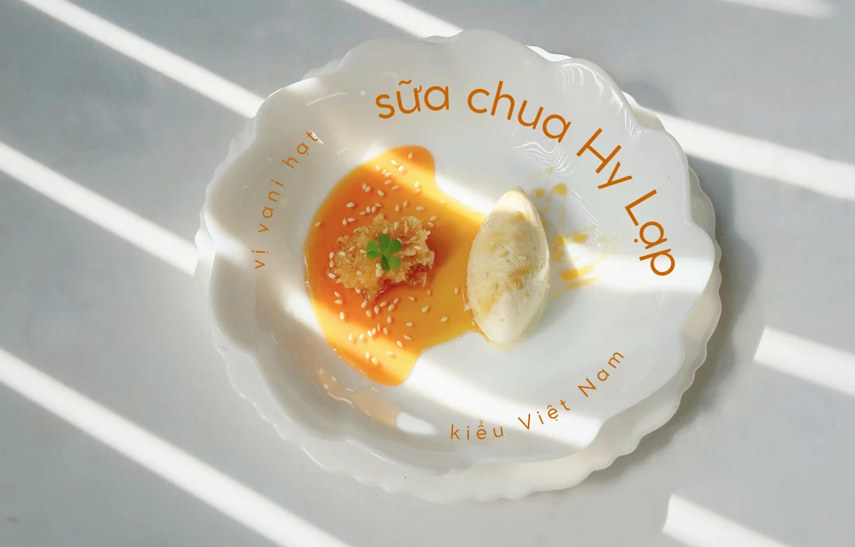 sữa chua Hy Lạp vị vani hạt kiểu Việt Nam